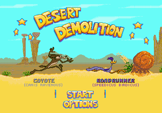 Desert Demolition Starring Road Runner and Wile E. Coyote